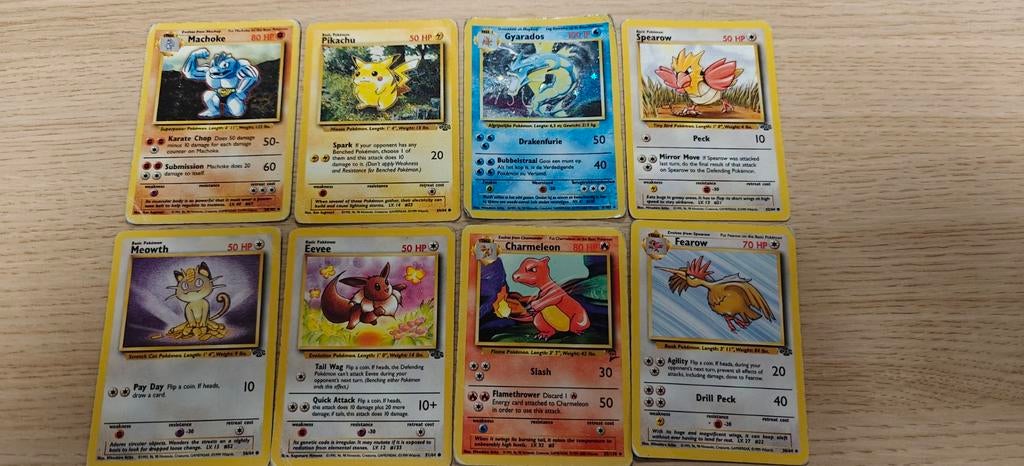 Vintage Pokémon verzameling  Base Set / Topps / Holo, Ophalen of Verzenden, Gebruikt, Meerdere kaarten