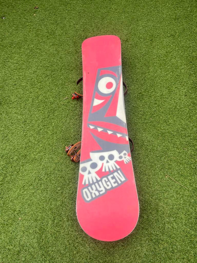 Snowboard Oxygen Joker 135cm met bindingen, Sport en Fitness, Snowboarden, Ophalen of Verzenden, Gebruikt, Board