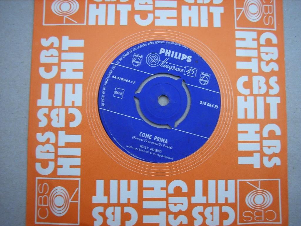 Willy Alberti Come prima -Ti Diro, Ophalen of Verzenden, Gebruikt, Wereldmuziek, Single