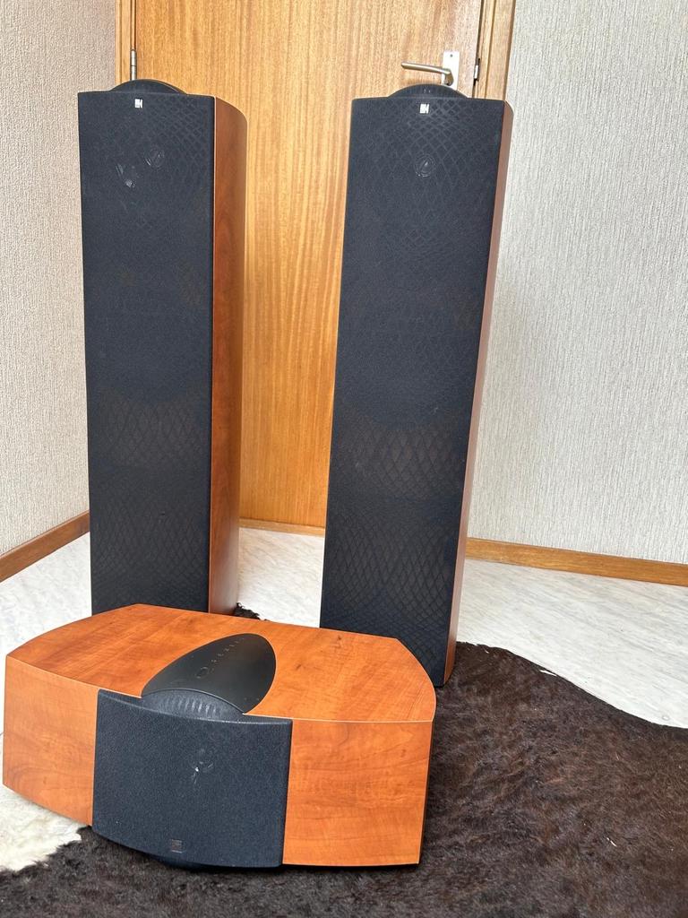 Kef speakerset en Yamaha versterker, Audio, Tv en Foto, Gebruikt, 60 tot 120 watt, Surroundset zonder subwoofer, Ophalen