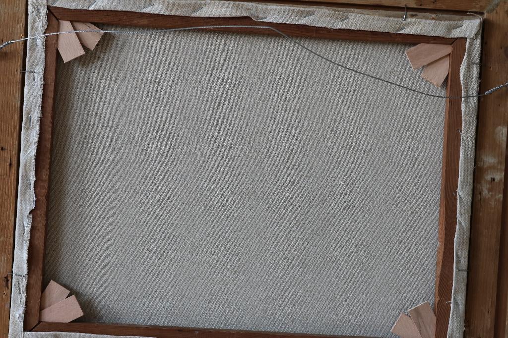 Ben Viegers, olieverf op doek, 40,5 x 50,5 cm, Ophalen of Verzenden