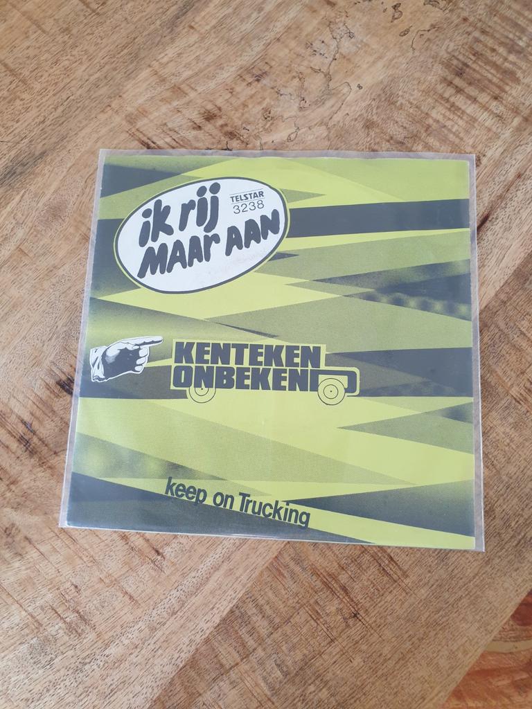 Single: Kenteken Onbekend - Ik Rij Maar Aan (Telstar 3238), Ophalen of Verzenden, Gebruikt, Nederlandstalig, Single