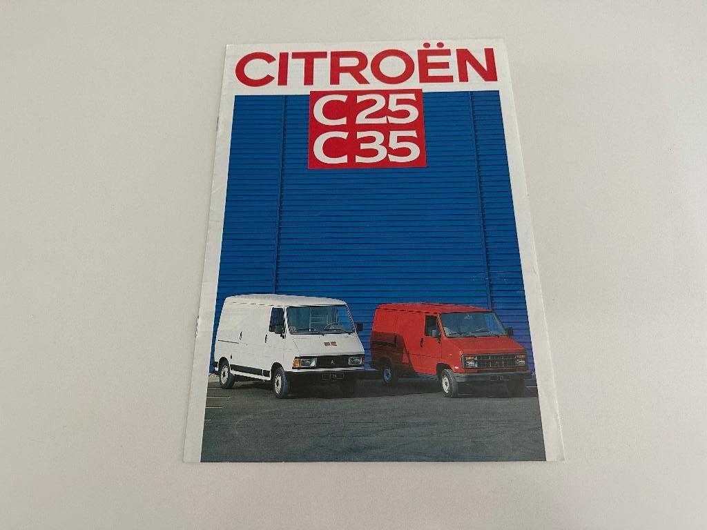 Folder Citroen C25 C35, Ophalen of Verzenden, Zo goed als nieuw, Citroën