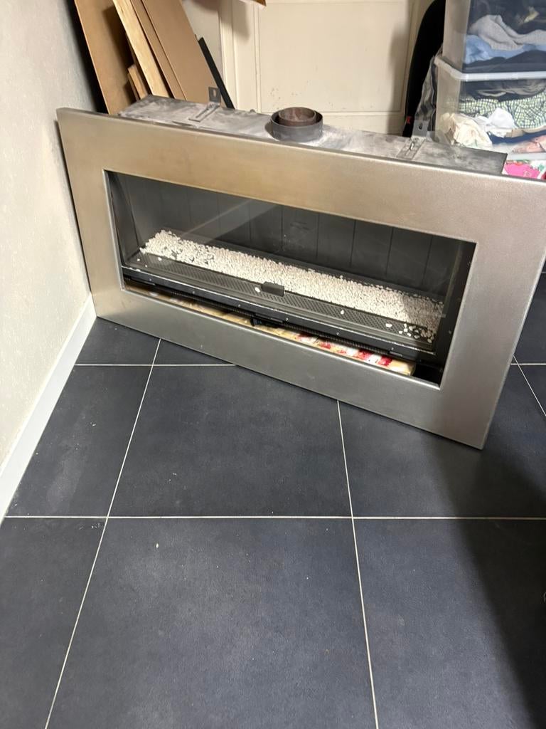 Inbouw gas openhaard belfires, Huis en Inrichting, Haarden, Ophalen of Verzenden, Zo goed als nieuw, Vrijstaande haard, Elektrische haard