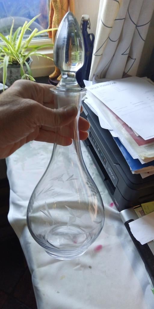 2 fruit sap flessen met glazen kurk, Ophalen of Verzenden