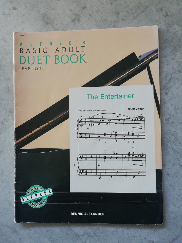 Alfred's basic adult duet book level 1, Klassiek, Les of Cursus, Ophalen of Verzenden, Zo goed als nieuw