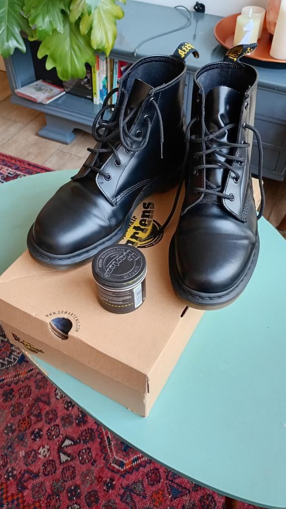 Dr. Martens 101 Smooth Black, maat 47, Ophalen of Verzenden, Nieuw, Zwart, Boots