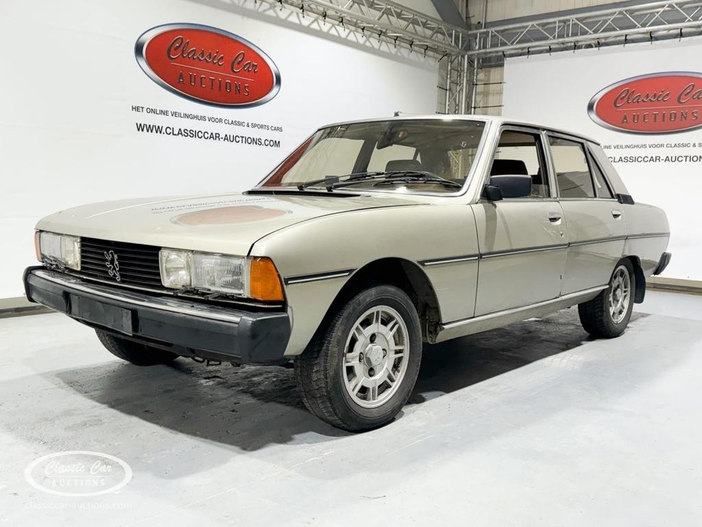 Peugeot 604 GTI  - ONLINE AUCTION, Bedrijf, Handgeschakeld, Zilver of Grijs, Peugeot