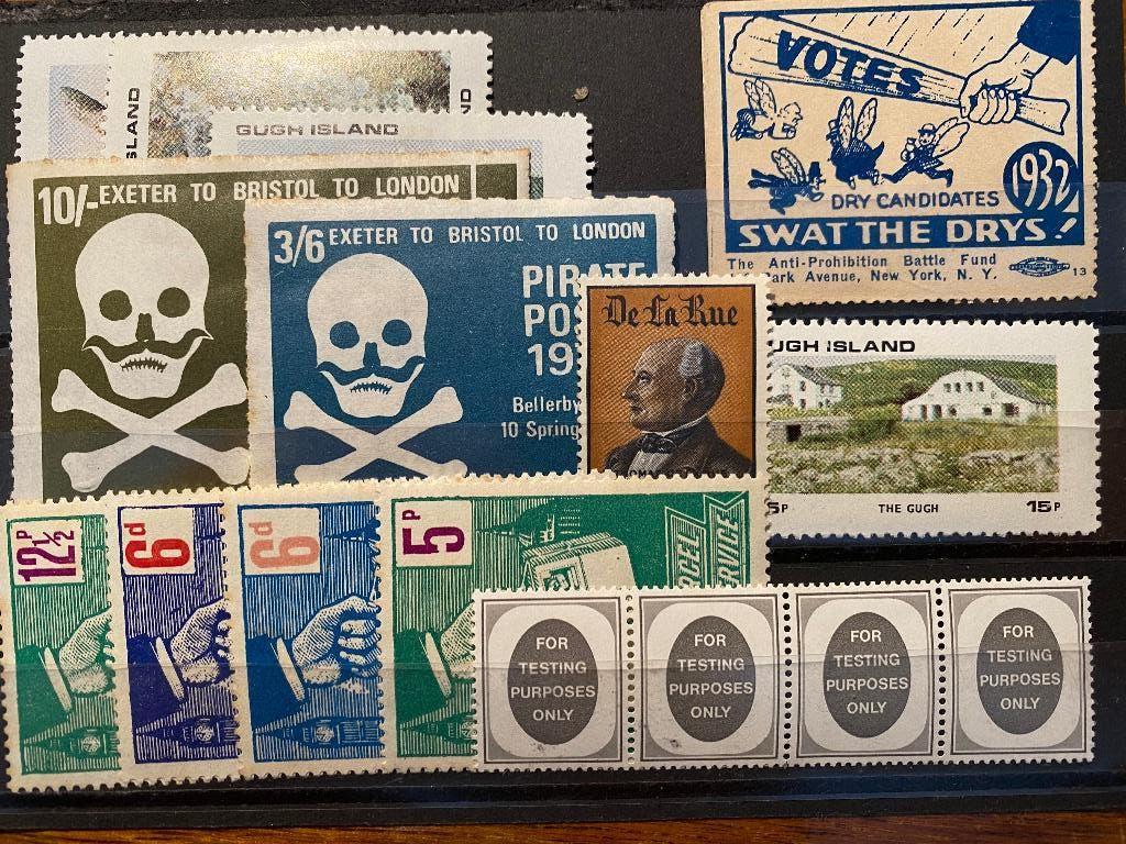 ENGELAND fraai kavel trainingszegels, stadspost & Cinderella, Postzegels en Munten, Verzenden, Buitenland