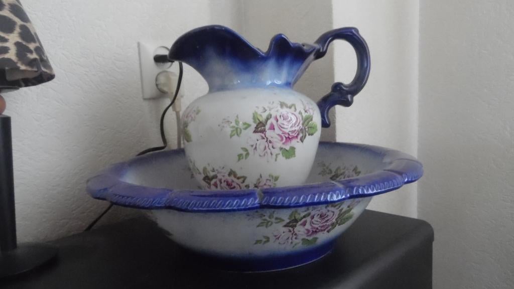 antiek lampet stel, Antiek en Kunst, Ophalen of Verzenden