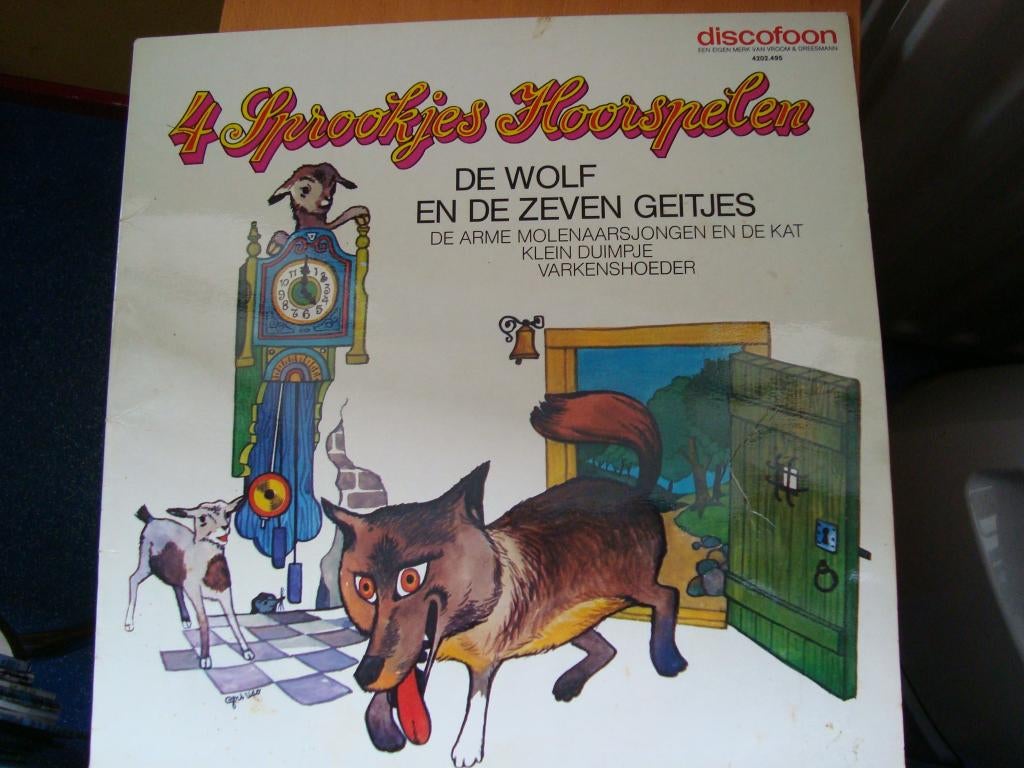 4 sprookjes hoorspelen, Cd's en Dvd's, Vinyl | Kinderen en Jeugd, Ophalen of Verzenden, Zo goed als nieuw, Verhaal of Sprookje