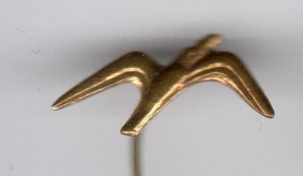 Speldje GESTILEERDE VOGEL (A1), Ophalen of Verzenden, Gebruikt, Overige onderwerpen