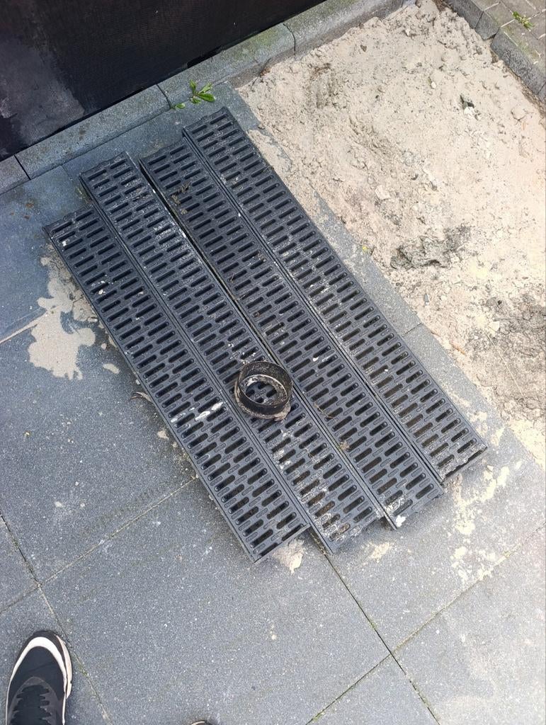 Aco kunstof lijngoot, Ophalen