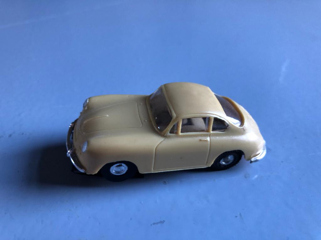 Faller - crèmekleurige Porsche, Overige merken, Ophalen of Verzenden, Elektrisch, Racebaan