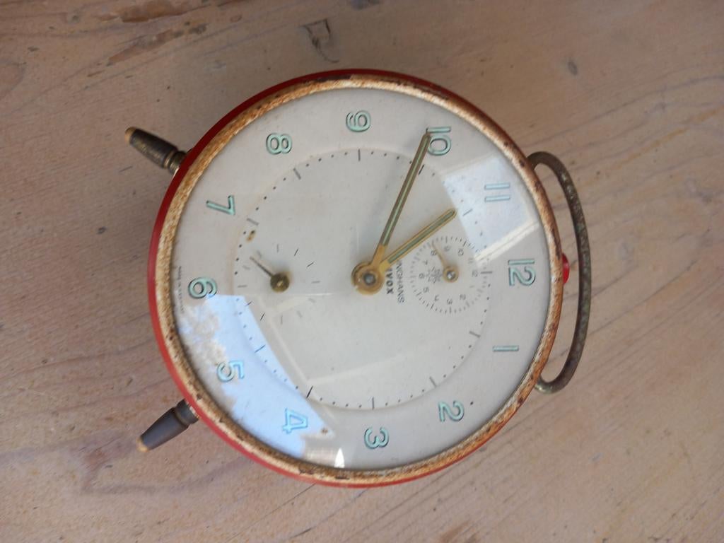 Oude Junghans Bivox wekker, Ophalen of Verzenden