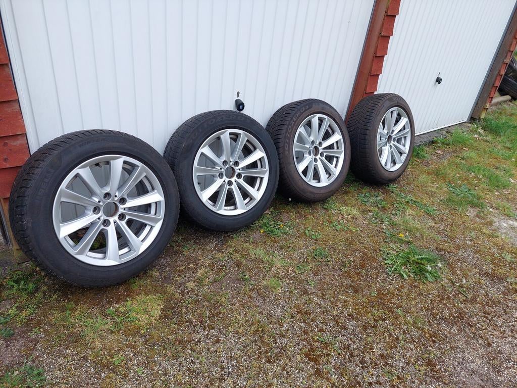 BMW 17" velgenset style 236 met winterbanden, Ophalen, Gebruikt, Banden en Velgen, 17 inch