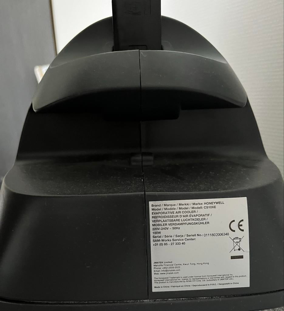 Honeywell CS10XE Aircooler, Ophalen, Gebruikt