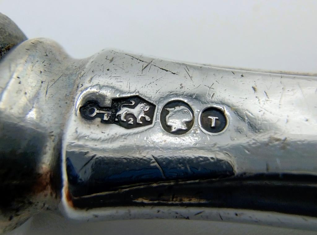 Mes met zilveren heft, Begeer NV, Voorschoten, 1929, Antiek en Kunst, Antiek | Bestek, Verzenden