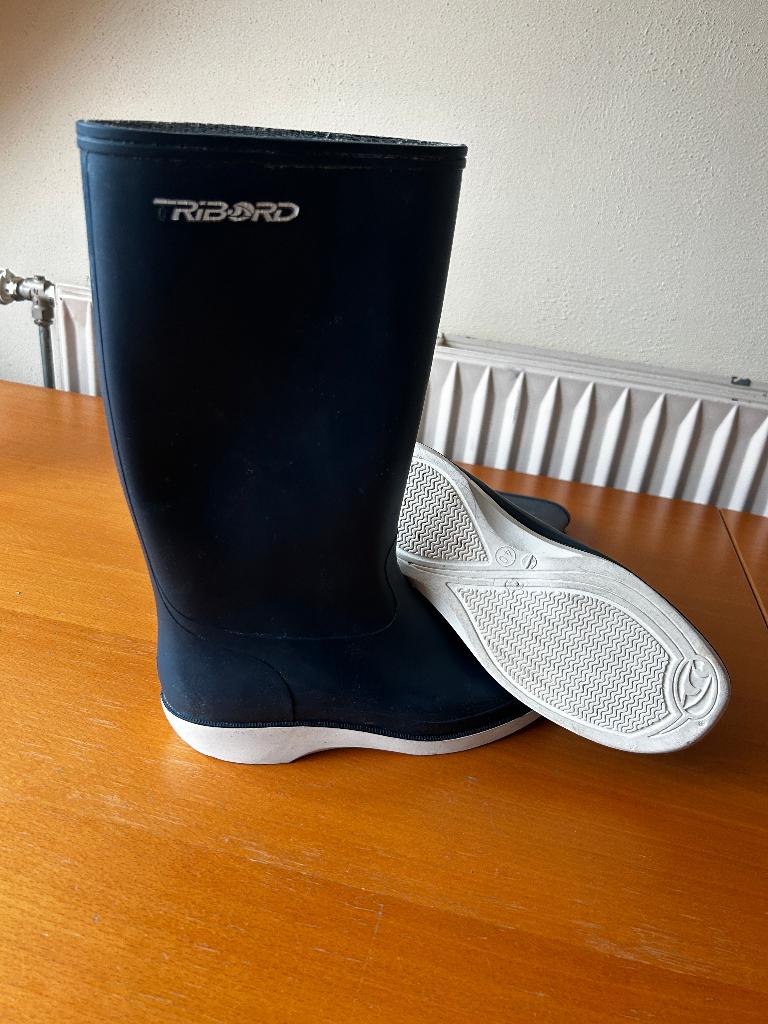 zeillaarzen (mt 40), Watersport en Boten, Watersportkleding, Bootschoenen, Tribord, Ophalen of Verzenden, Zo goed als nieuw