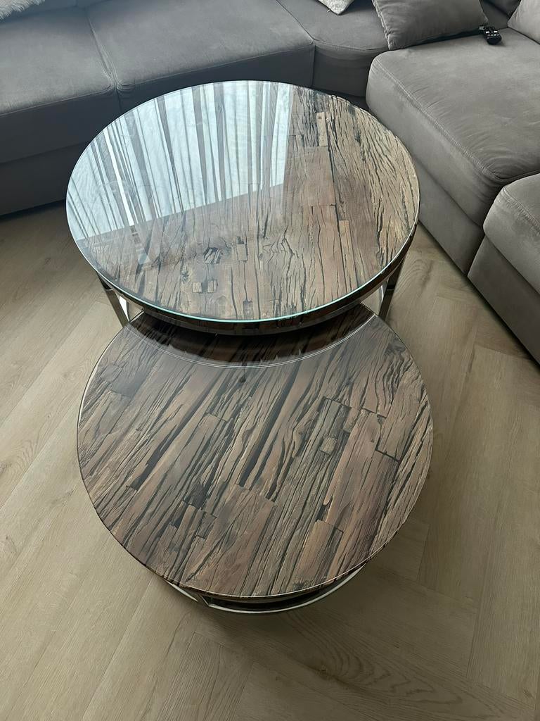 Richmond tafels met glas, Minder dan 50 cm, Rechthoekig, 50 tot 100 cm, Ophalen of Verzenden