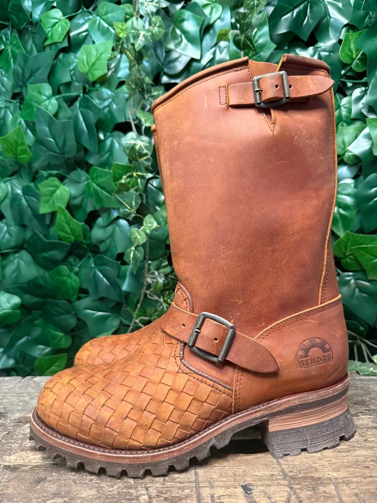 geweldig mooie vintage retro biker boots van Sendra maat 41, Kleding | Dames, Schoenen, Bruin, Ophalen of Verzenden, Zo goed als nieuw