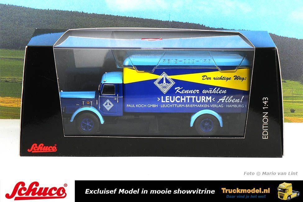 Schuco Leuchtturm Büssing 8000 incl.verzending, Verzenden, Nieuw, Bus of Vrachtwagen, Schuco