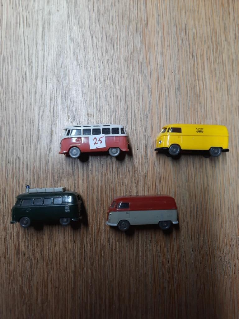 Wiking. 4x VW busjes, Ophalen of Verzenden, Auto, Wiking