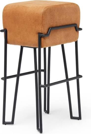 SALE Design Kruk Stool Ka-Lai Chan For Puik Model Bokk leer, 60 tot 90 cm, Nieuw, Leer, Ophalen of Verzenden