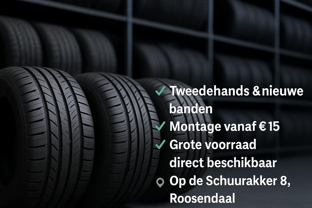 DE GOEDKOOPSTE BANDEN 13 T/M 21 INCH - MONTAGE VANAF 15EUR, Auto-onderdelen, Overige, Gebruikt, -, Overige