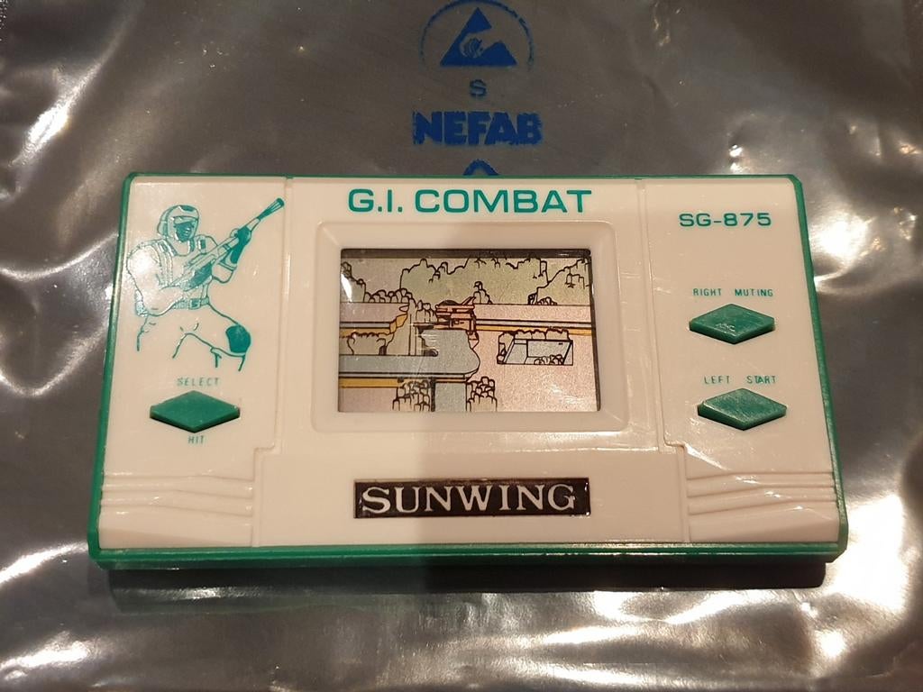 Vintage G.I. Combat SG-875 Sunwing Handheld Game, Avontuur en Actie, Gebruikt, 1 speler, Ophalen of Verzenden