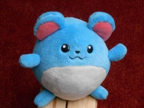 Pokémon knuffel Marill met geluid 20 cm. pluche, Verzamelen, Ophalen, Gebruikt