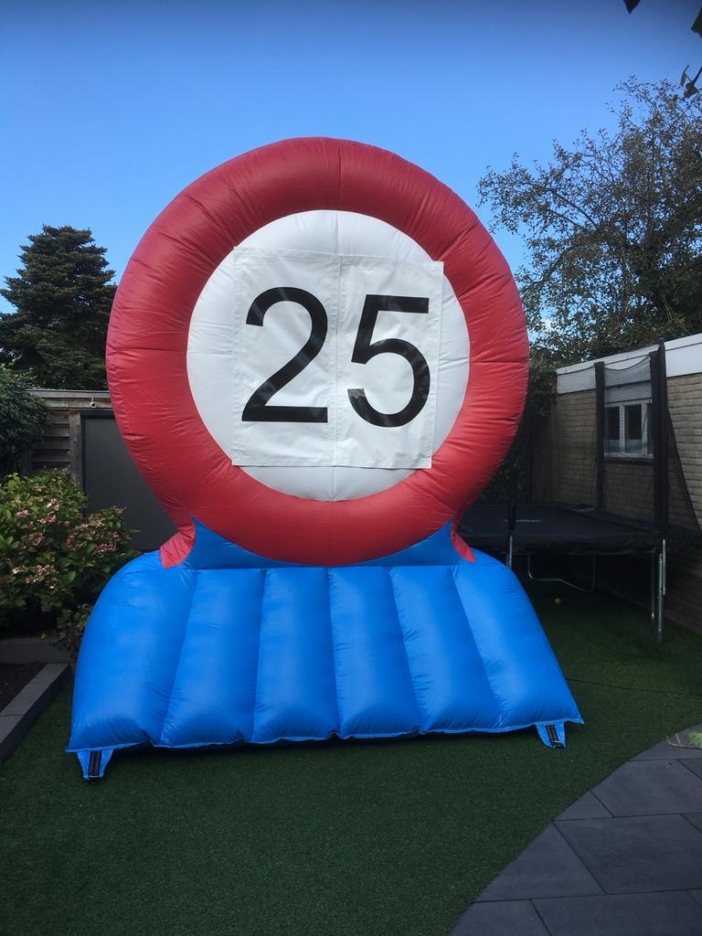 Opblaasbare Abraham, Sarah en Ooievaar te huur, Ophalen, Gebruikt, Overige