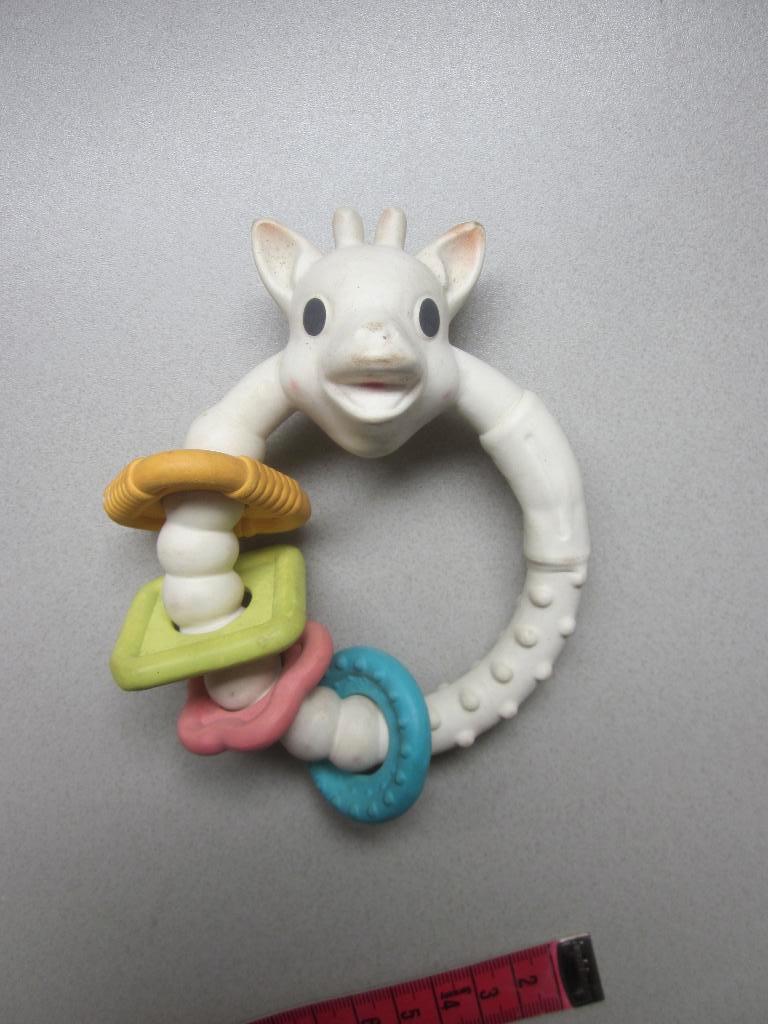 Sophie Vulli la giraphe zacht rubberen knijp - bijtbeestje, Ophalen of Verzenden, Zo goed als nieuw, Paard