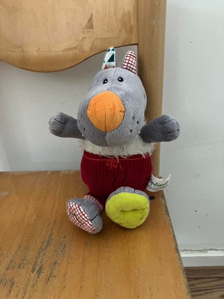 Lilliputiens Nicolas knuffel zacht vintage frans 25 cm, Ophalen of Verzenden, Zo goed als nieuw, Overige typen