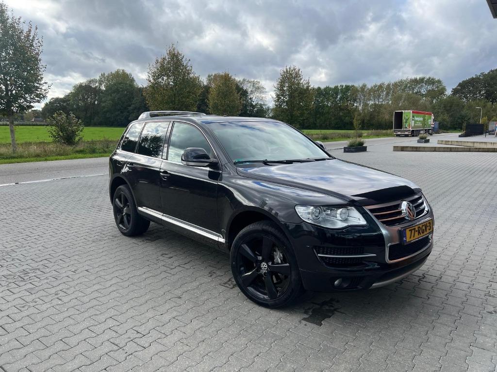 Volkswagen Touareg 3.0 TDI 165KW 4MOTION Zwart youngtimer, Auto's, Bedrijf, Diesel, 2967 cc, Touareg