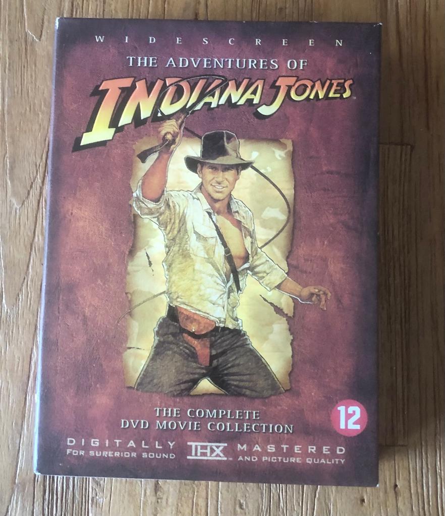 Indiana Jones 4dvd-box, Vanaf 12 jaar, Ophalen of Verzenden, Zo goed als nieuw, Actie en Avontuur