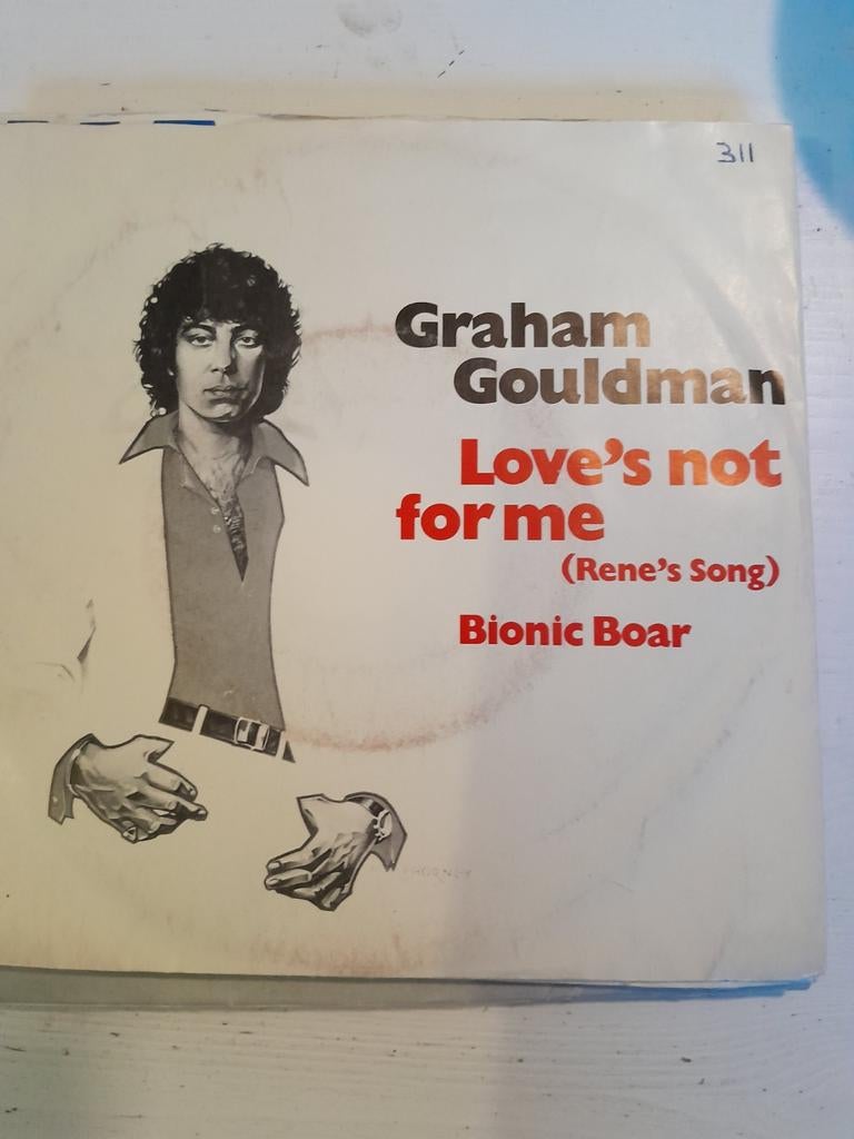 Graham goldman 7 inch love,s not for me, Ophalen of Verzenden, Zo goed als nieuw, Pop