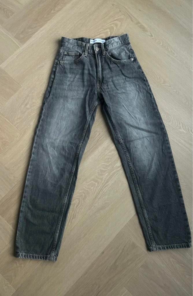 Balloonfit jeans, Zo goed als nieuw, W27 (confectie 34) of kleiner, Grijs, Bershka