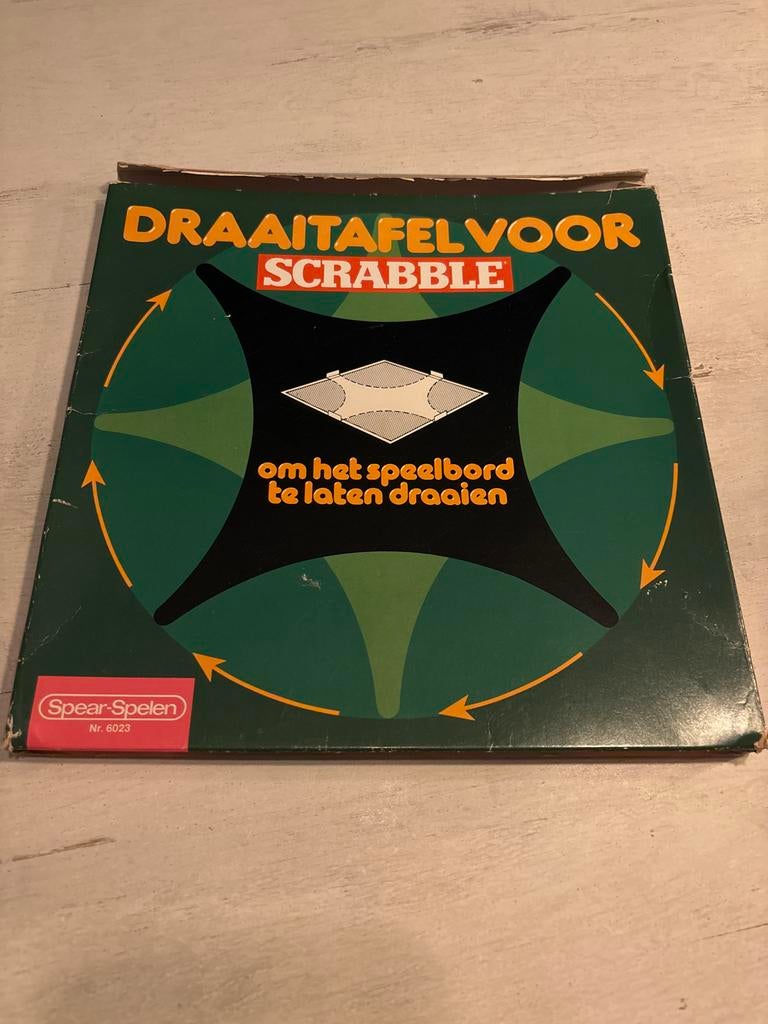 Scrabble Draaitafel - kunststof, Een of twee spelers, Ophalen of Verzenden, Zo goed als nieuw