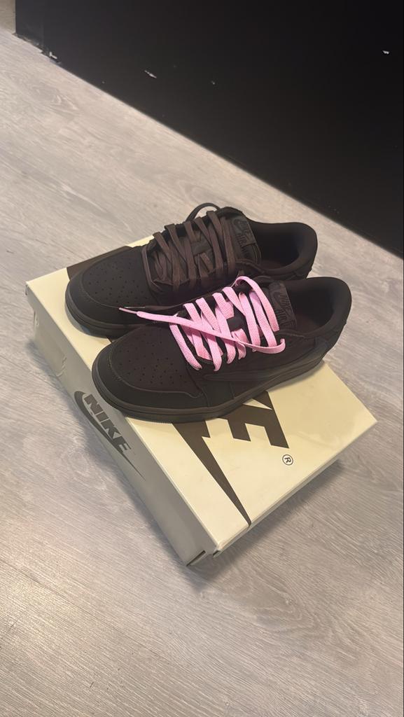 Air Jordan 1 Travis Scott Velvet Brown Maat 41, Bruin, Ophalen of Verzenden, Sneakers of Gympen, Zo goed als nieuw