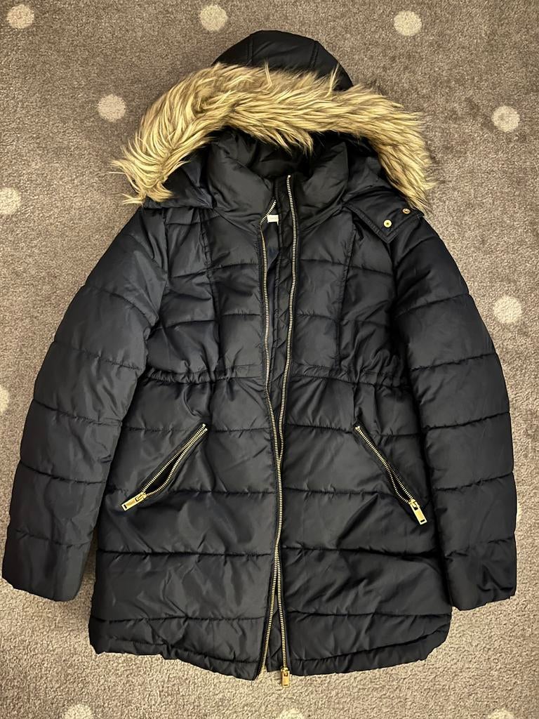H&M mama winterjas, Kleding | Dames, Positiekleding, Ophalen, Zo goed als nieuw, Maat 34 (XS) of kleiner, Zwart