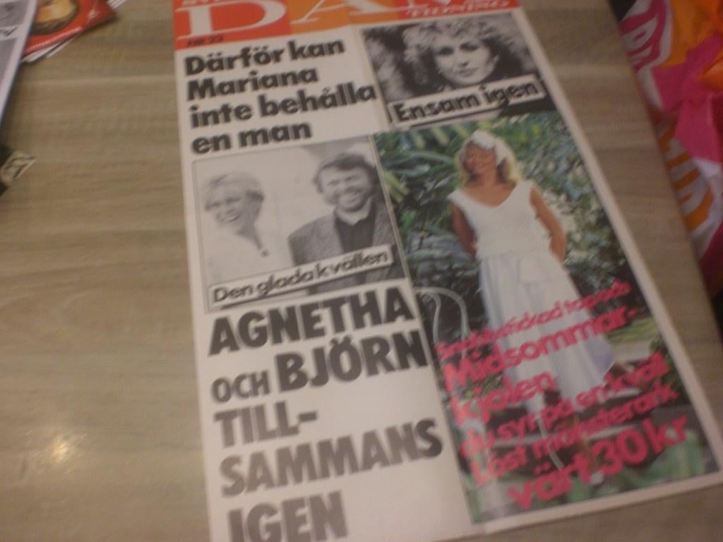 ABBA Zweedse Promo Poster, Verzamelen, Muziek, Artiesten en Beroemdheden, Ophalen of Verzenden, Zo goed als nieuw, Poster, Artwork of Schilderij