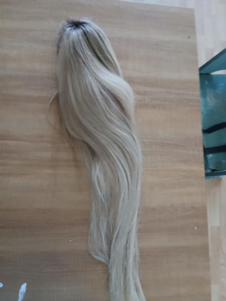 Haarwerk lace wig pruik echt haar, Ophalen of Verzenden, Nieuw, Pruik of Haarverlenging