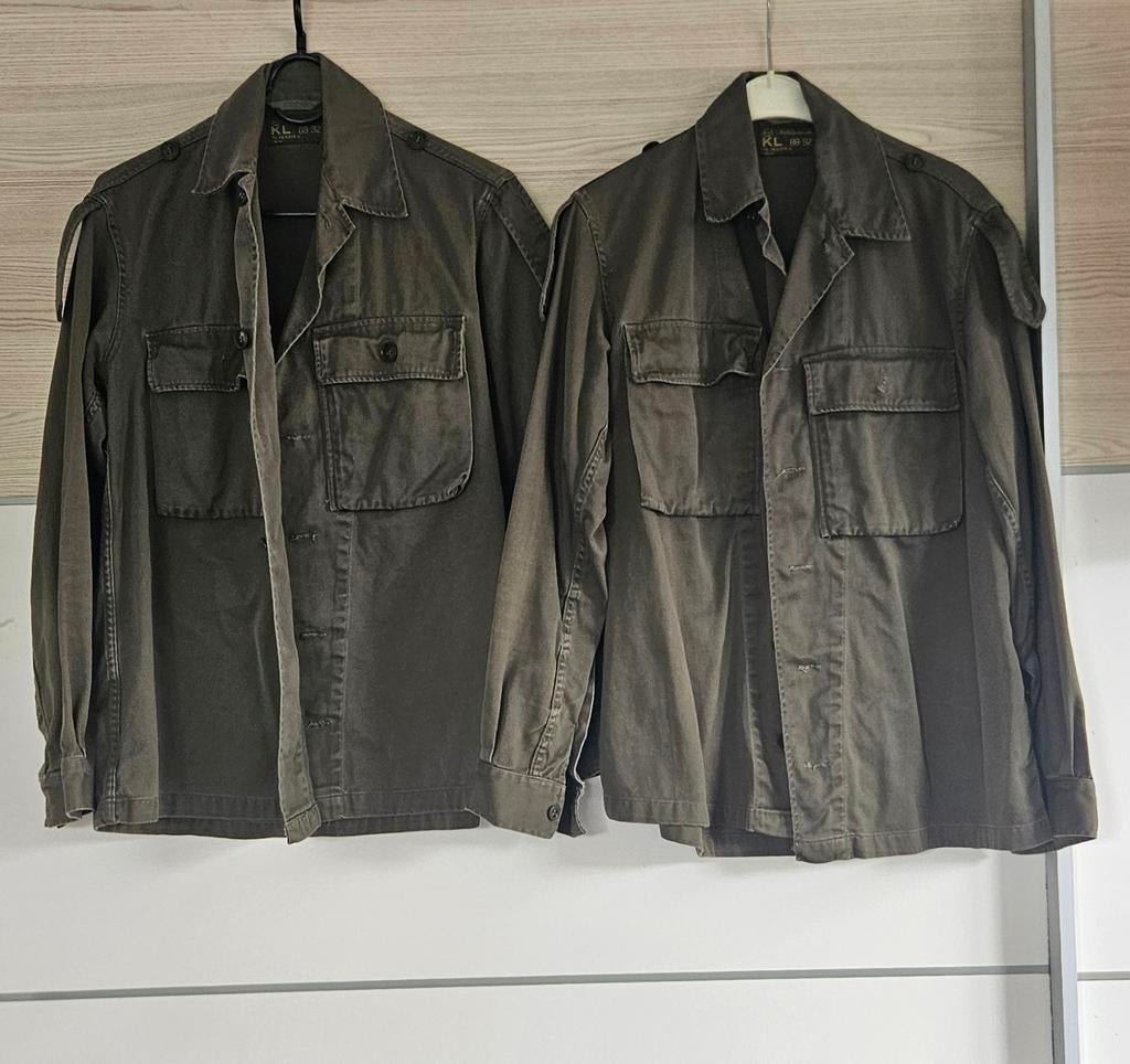 Landmacht overhemd,orgineel, Ophalen of Verzenden, Gedragen, Maat 52/54 (L), Carnaval