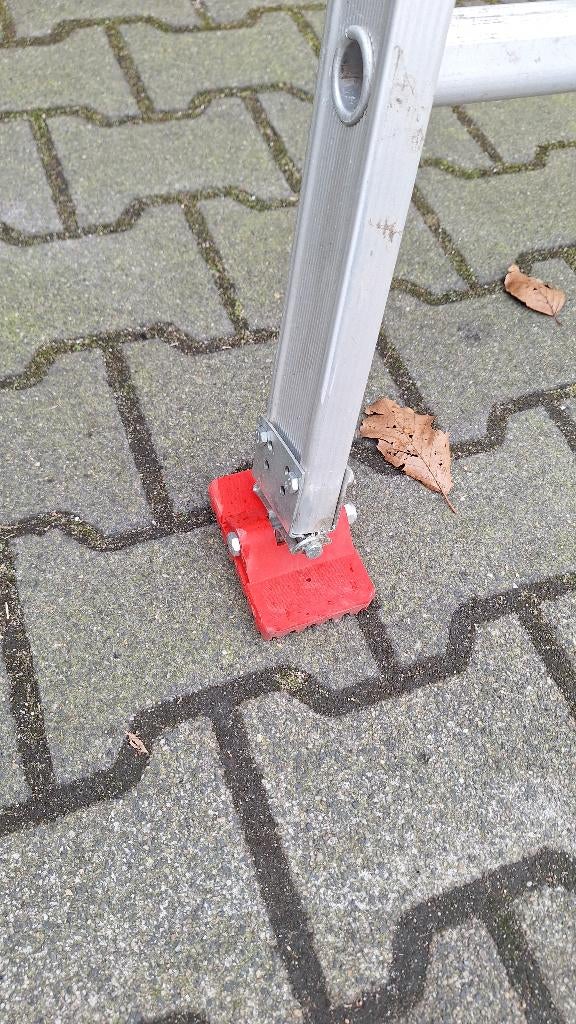 Piret 2 delige ladders 2x9 treden POLYESTER bovenstuk! NIEUW, Ophalen, ., Overige typen, Nieuw