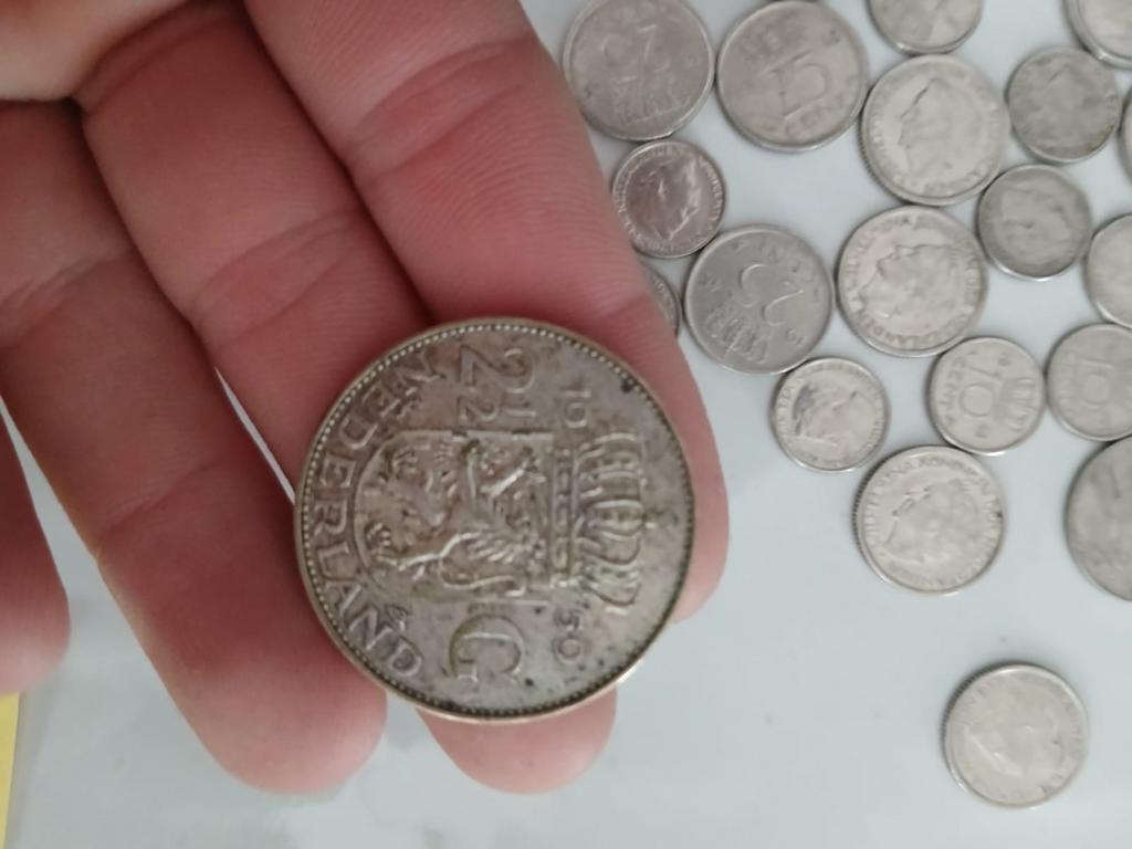 Zilveren Rijksdaalder, Postzegels en Munten, Munten | Nederland, Koningin Juliana, Verzenden, Zilver, Losse munt