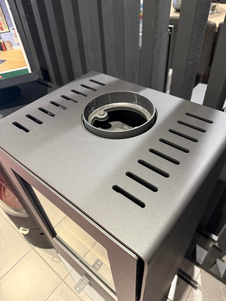 Houtkachel vrijstaande Trimline Woody Grid, Ophalen, NL, Vrijstaand, Hout