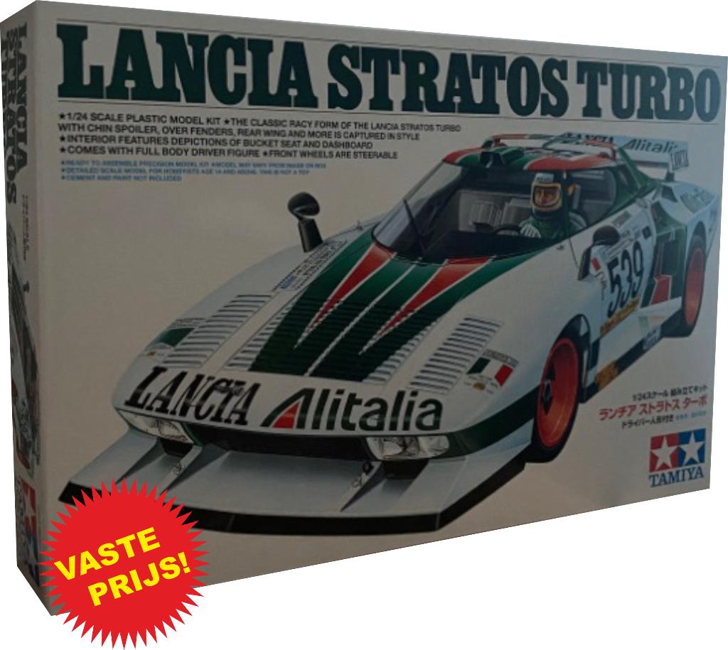 Lancia Stratos Turbo (Tamiya 25210) 1/24, Hobby en Vrije tijd, Modelbouw | Auto's en Voertuigen, Auto, Groter dan 1:32, Nieuw