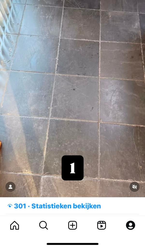 Oude hardsteen vloer polijsten 013-5333365, Verzenden