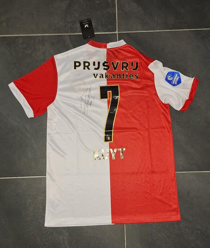 Shirt Feyenoord met handtekening; Dirk Kuyt Kuijt, Verzamelen, Ophalen of Verzenden, Nieuw, Feyenoord, Shirt